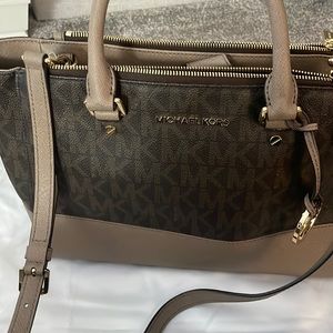 Michael Kors Brown initial handbag.
